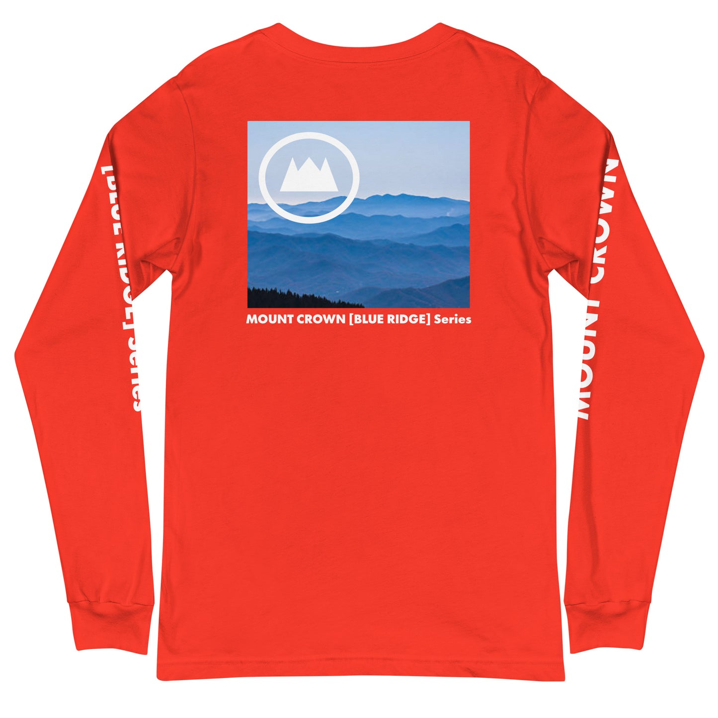 MOUNT CROWN [BLUE RIDGE] Series Unisex Long Sleeve Tee