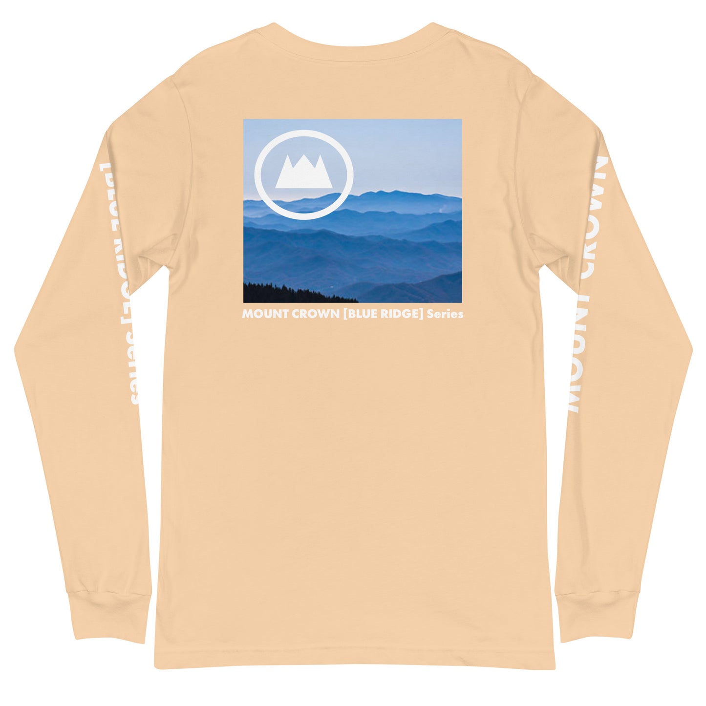 MOUNT CROWN [BLUE RIDGE] Series Unisex Long Sleeve Tee