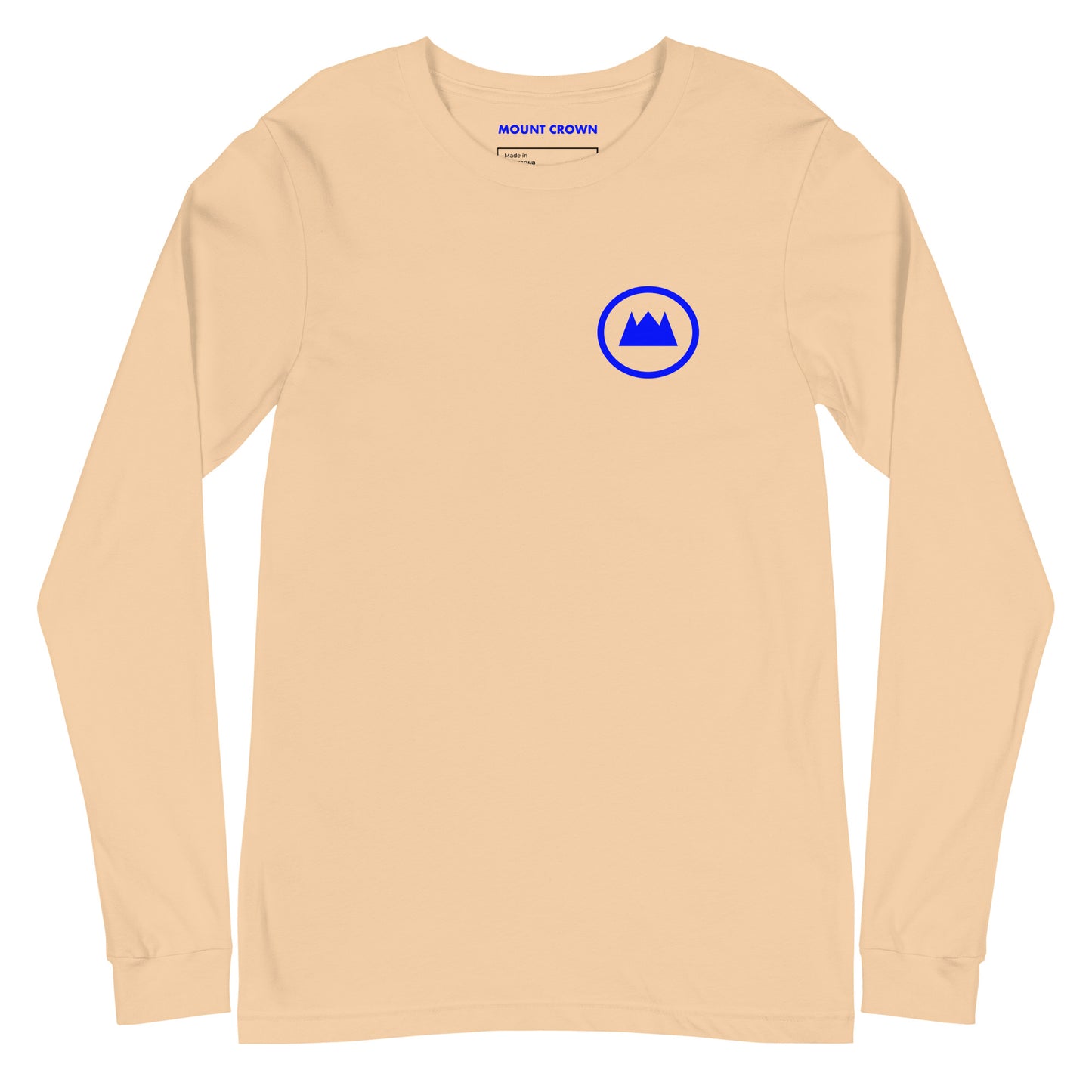 MOUNT CROWN Little Halo (Blu) Unisex Long Sleeve Tee