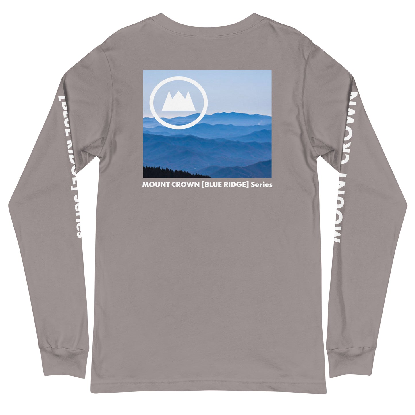 MOUNT CROWN [BLUE RIDGE] Series Unisex Long Sleeve Tee