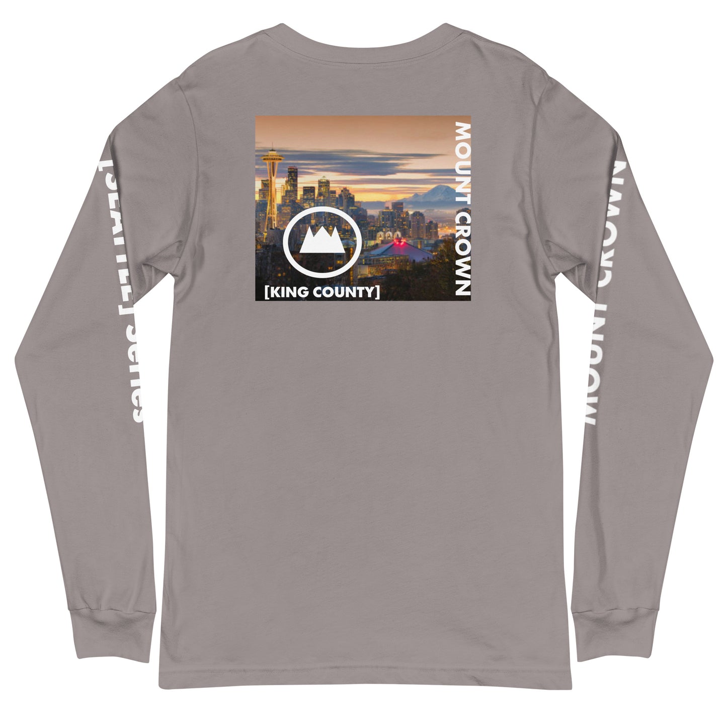 MOUNT CROWN Seattle Series Unisex Long Sleeve Tee