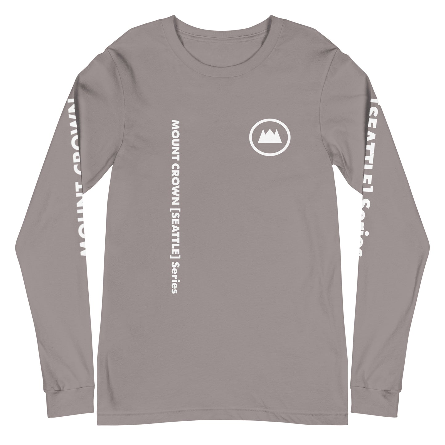 MOUNT CROWN Seattle Series Unisex Long Sleeve Tee