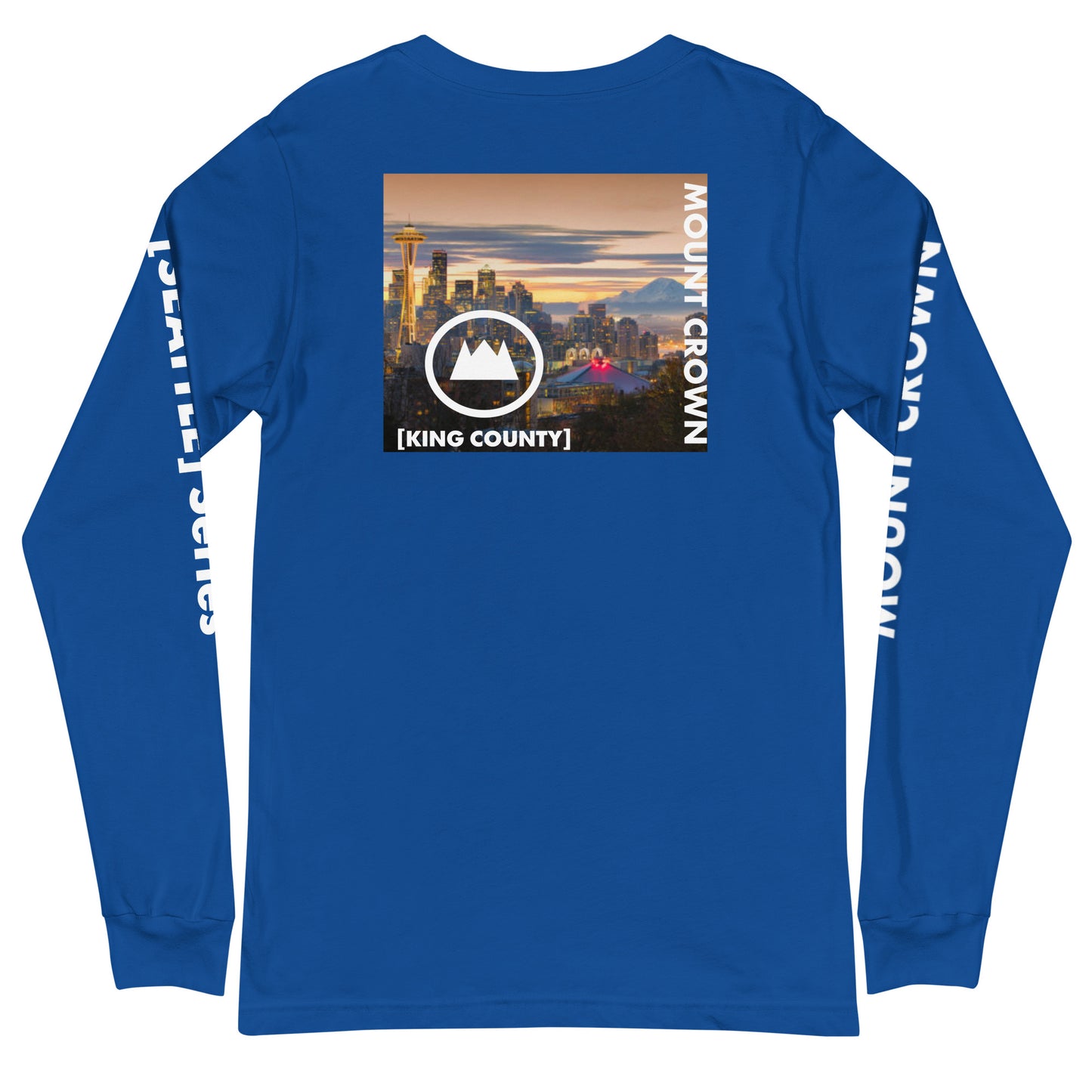 MOUNT CROWN Seattle Series Unisex Long Sleeve Tee