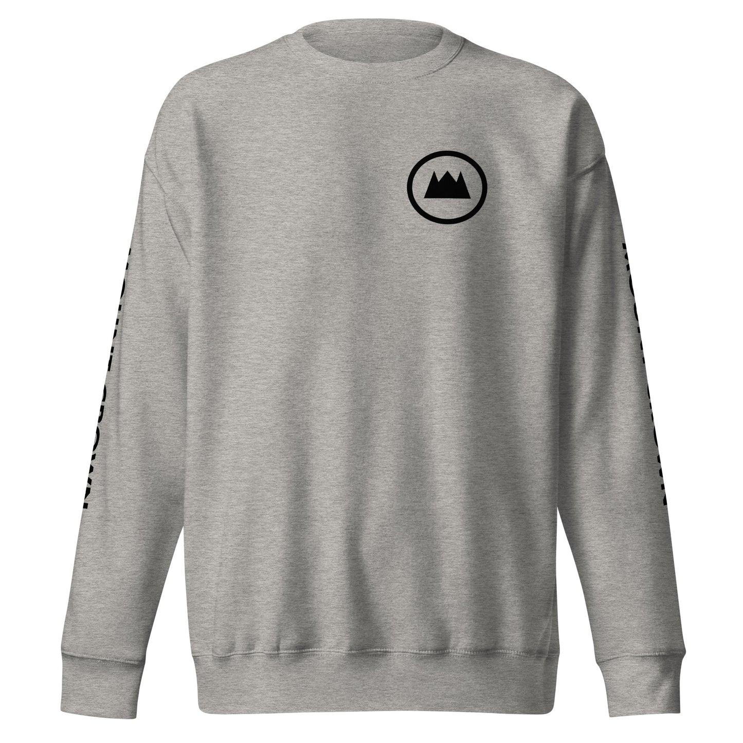 MOUNT CROWN Little Halo (Blk) Unisex Premium Sweatshirt