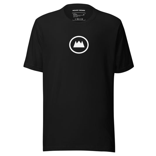 MOUNT CROWN (Wh) Unisex t-shirt