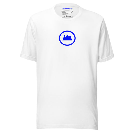 MOUNT CROWN (Blu) Unisex t-shirt