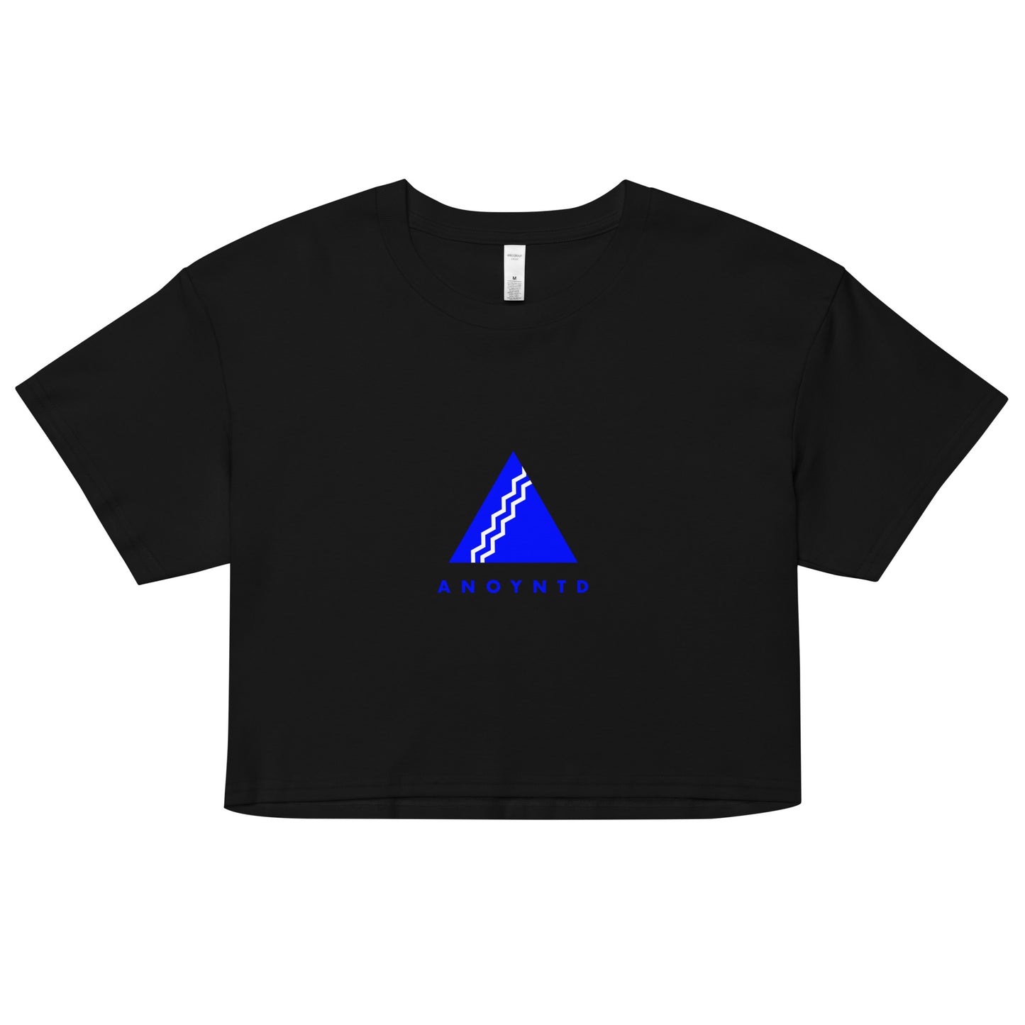 ANOYNTD Pyramid Series (Bl) Women’s crop top