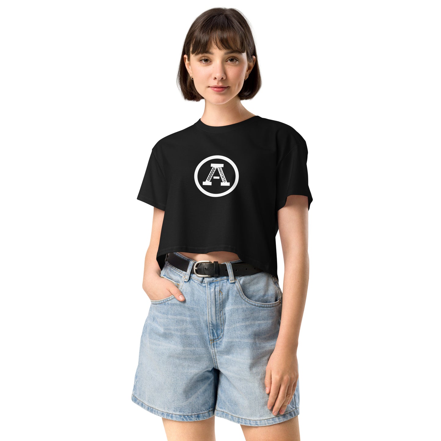 ANOYNTD [LETTERMAN] Series Women’s Crop Top