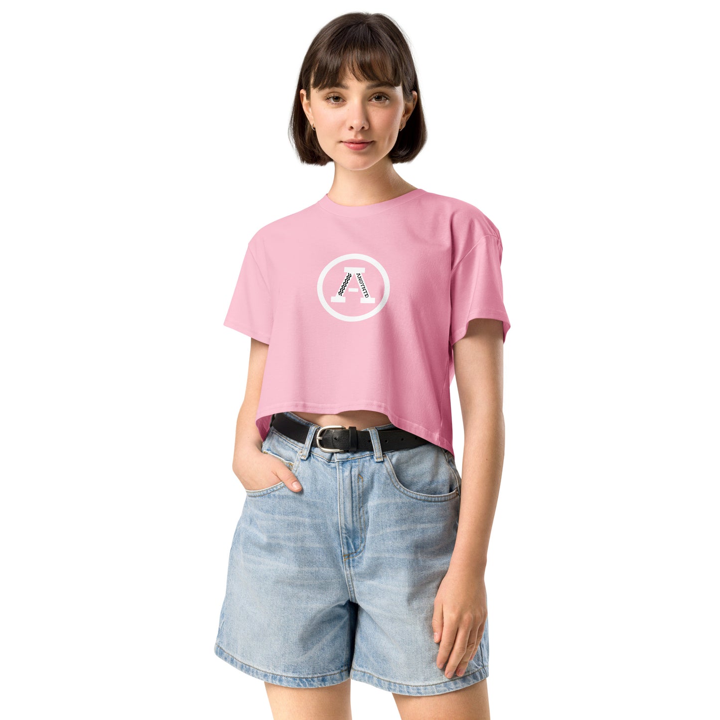 ANOYNTD [LETTERMAN] Series Women’s Crop Top