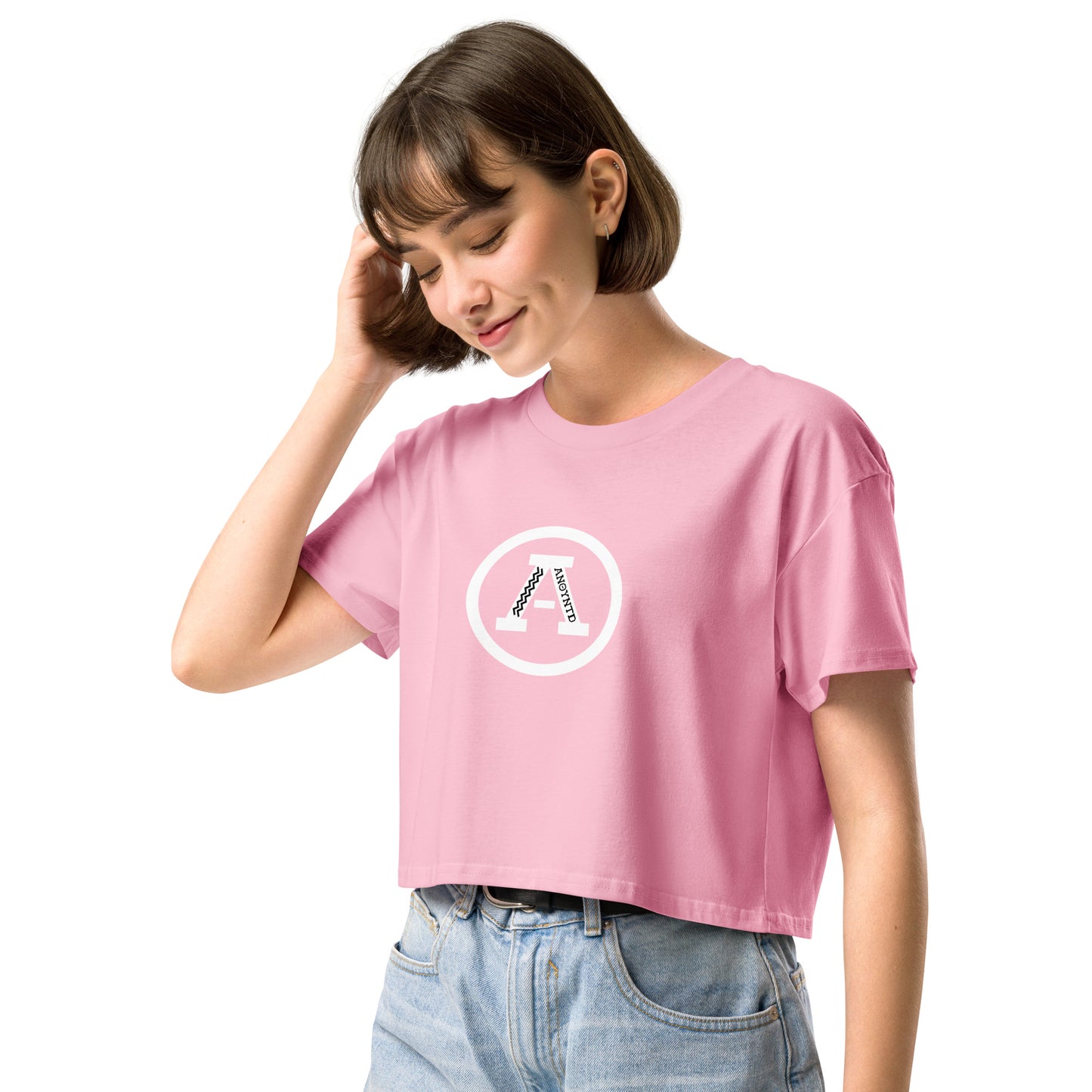 ANOYNTD [LETTERMAN] Series Women’s Crop Top