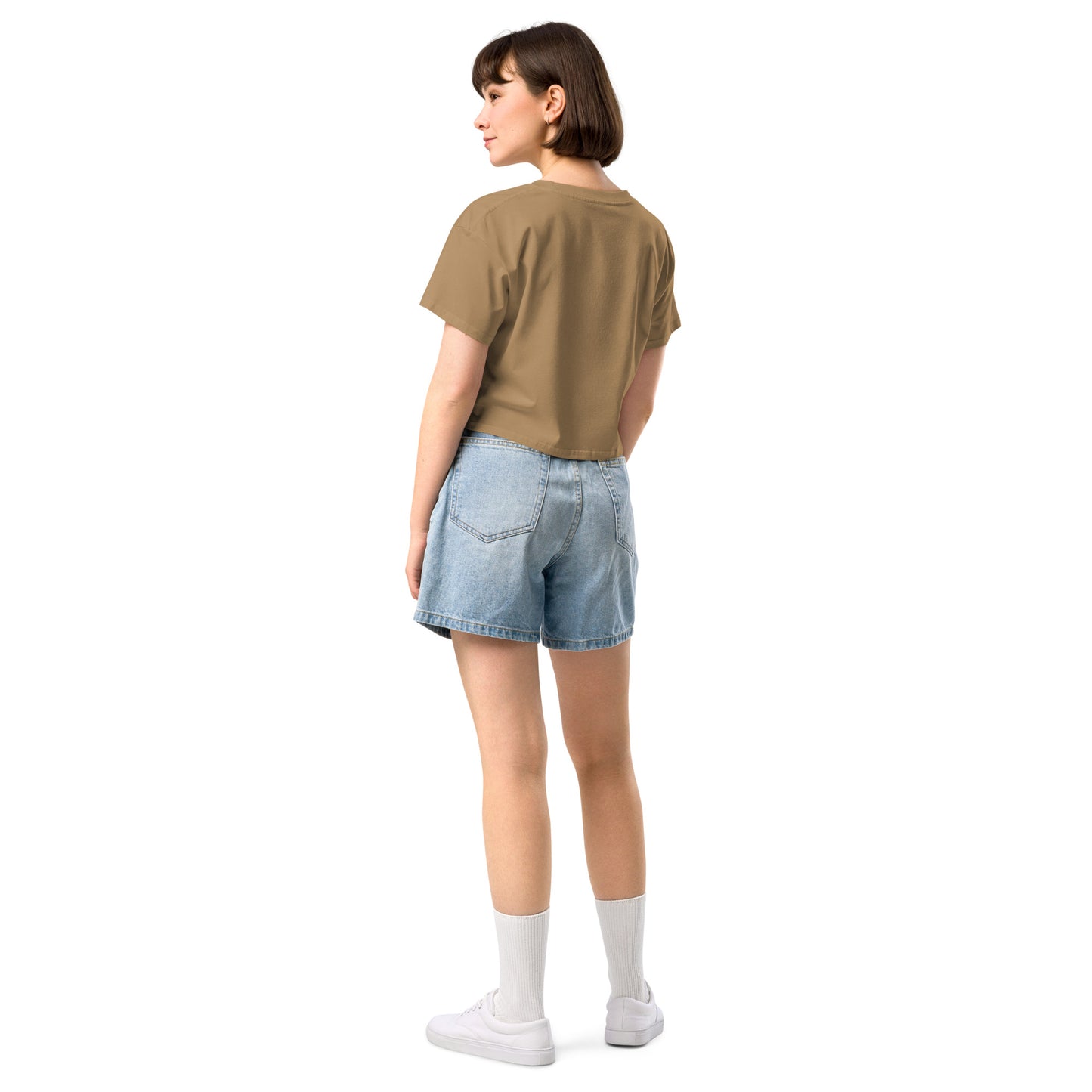 ANOYNTD [LETTERMAN] Series Women’s Crop Top