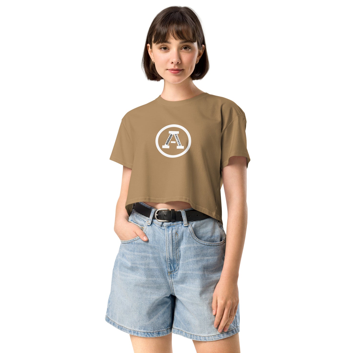 ANOYNTD [LETTERMAN] Series Women’s Crop Top