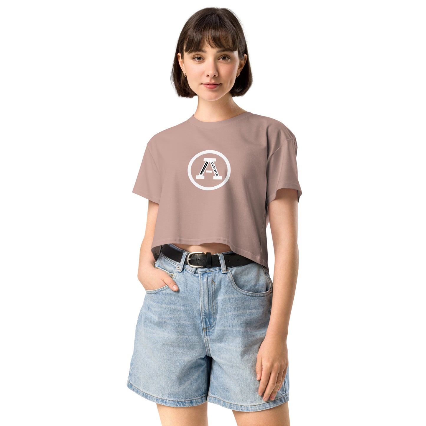 ANOYNTD [LETTERMAN] Series Women’s Crop Top