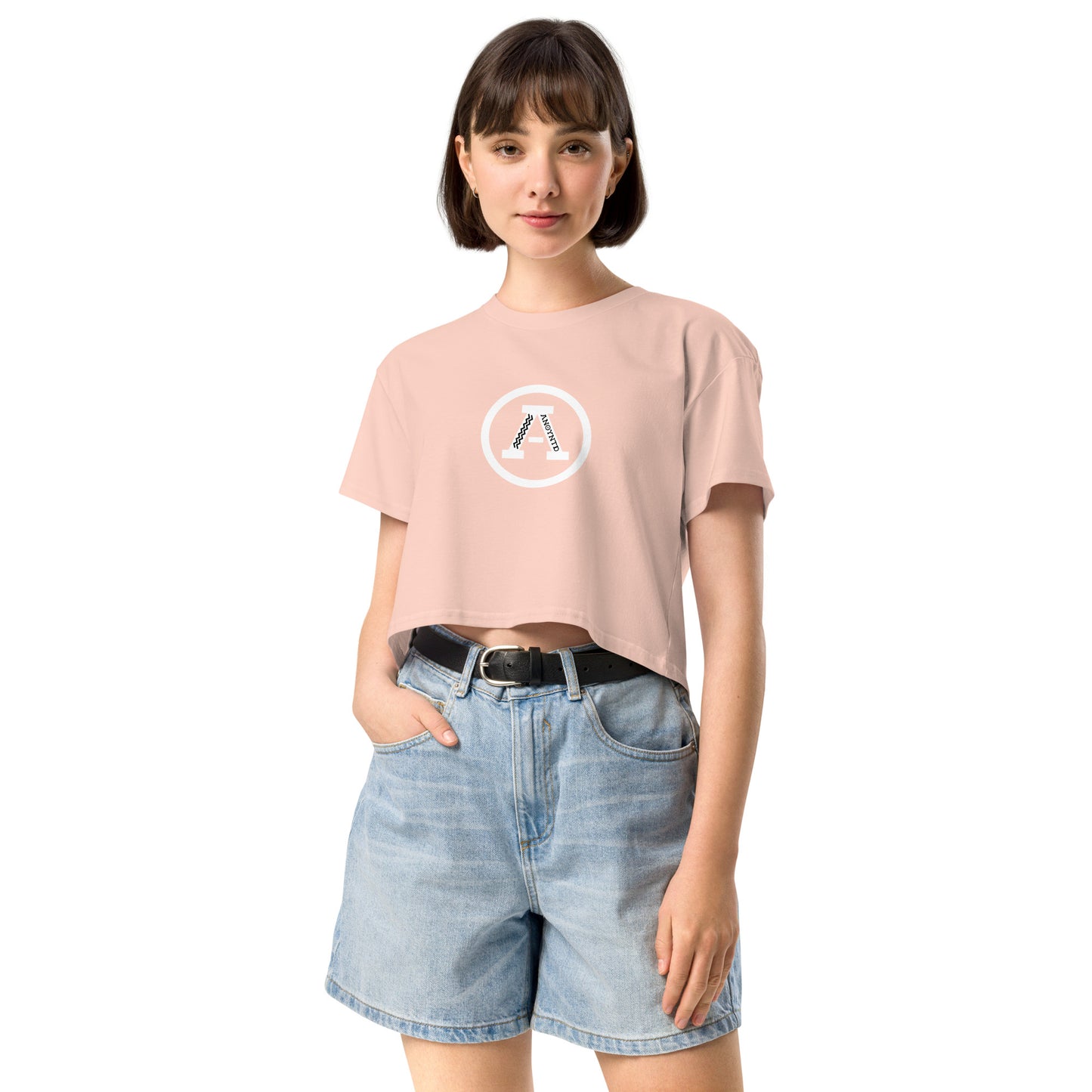 ANOYNTD [LETTERMAN] Series Women’s Crop Top