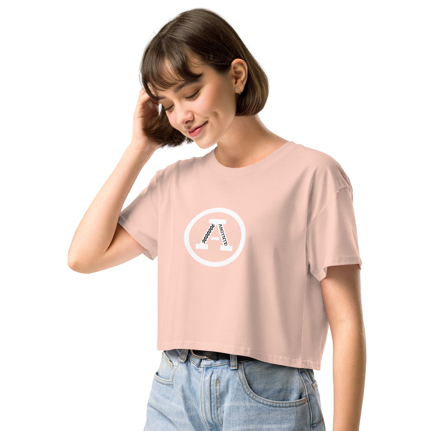 ANOYNTD [LETTERMAN] Series Women’s Crop Top