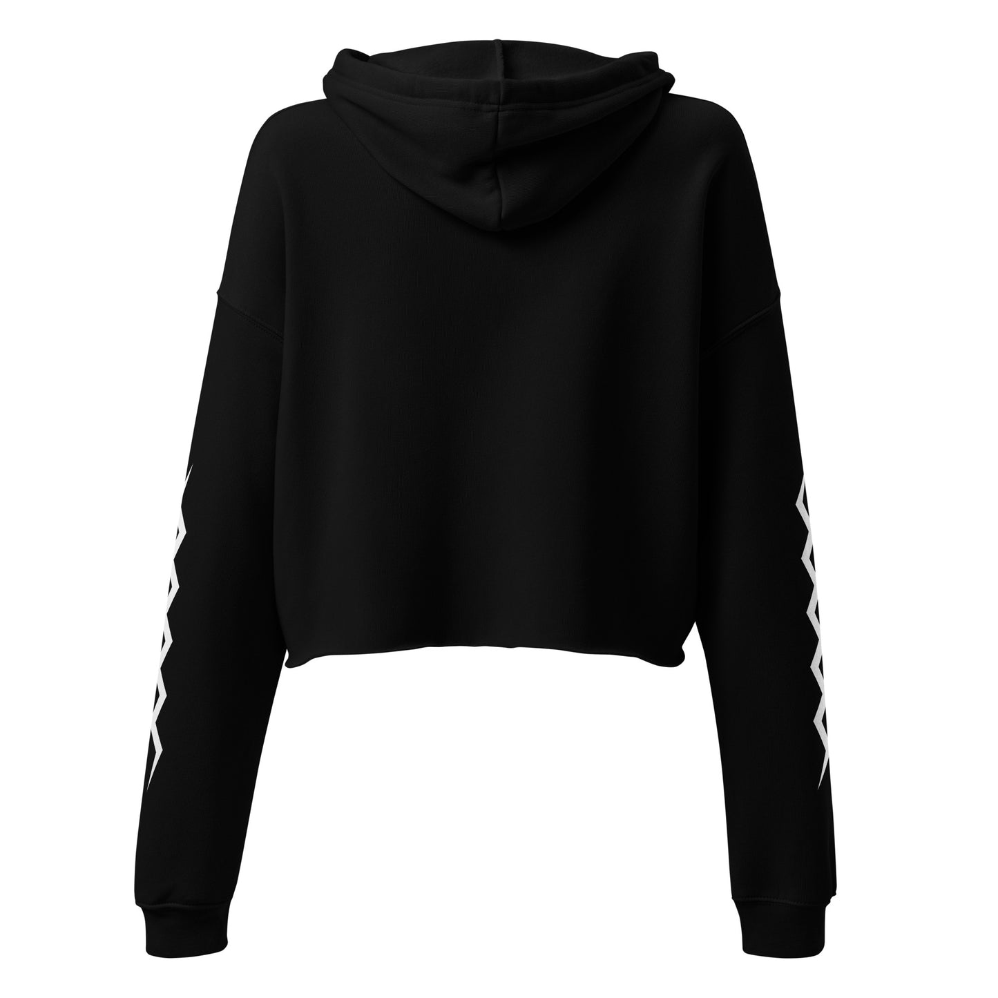 YOWNII (Wh) Crop Hoodie