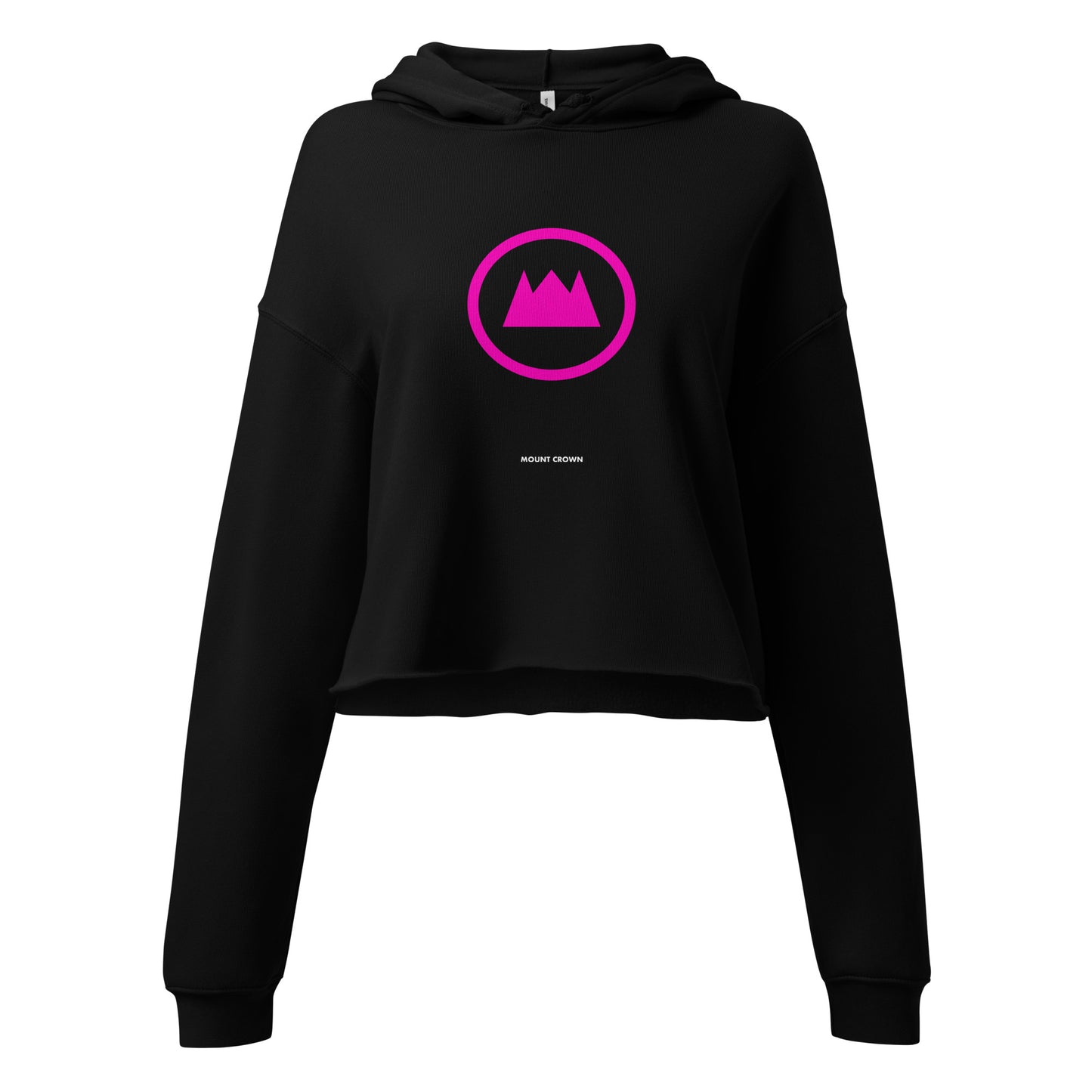 MOUNT CROWN Halo (Pi) Crop Hoodie