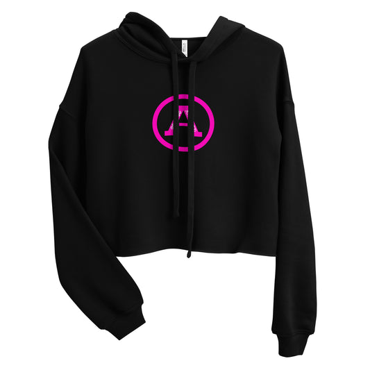 ANOYNTD Letterman (Pi) Crop Hoodie