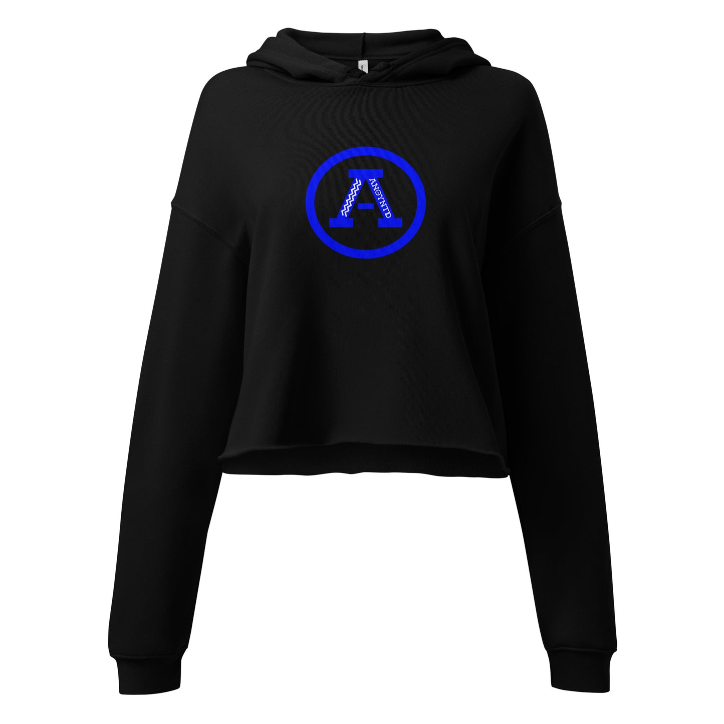 ANOYNTD Letterman (Bl) Crop Hoodie