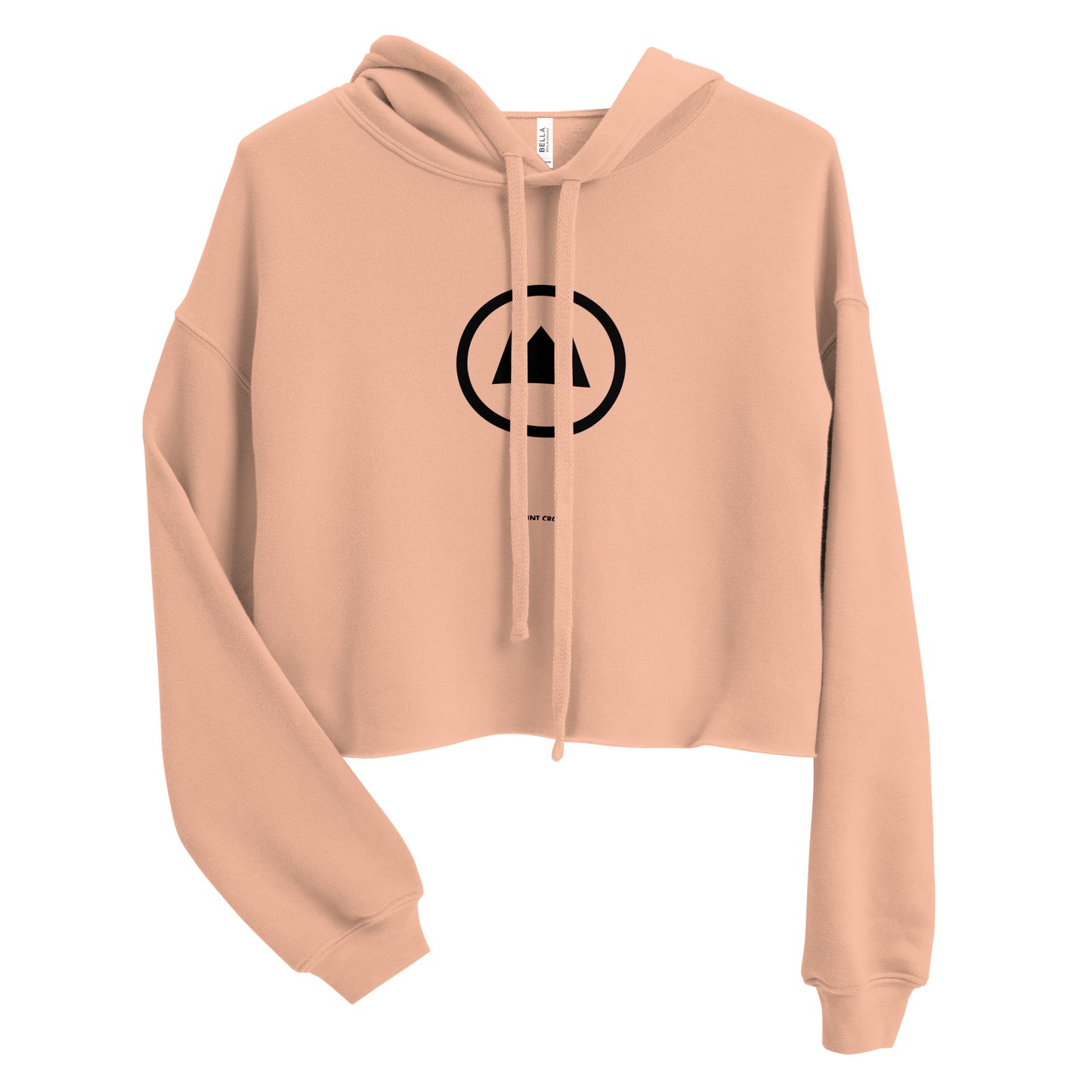 MOUNT CROWN Halo (Blk) Crop Hoodie