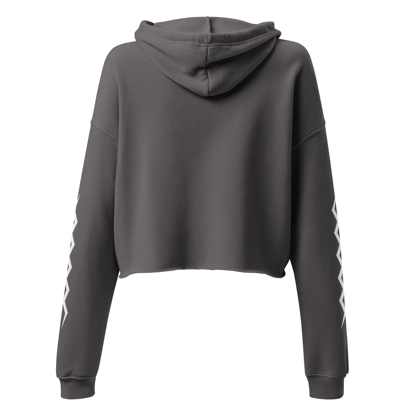 YOWNII (Wh) Crop Hoodie