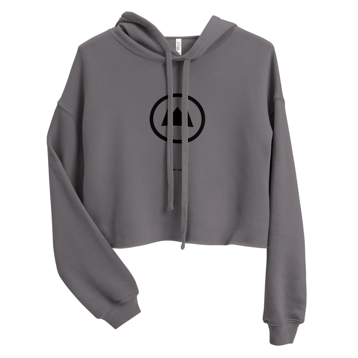 MOUNT CROWN Halo (Blk) Crop Hoodie