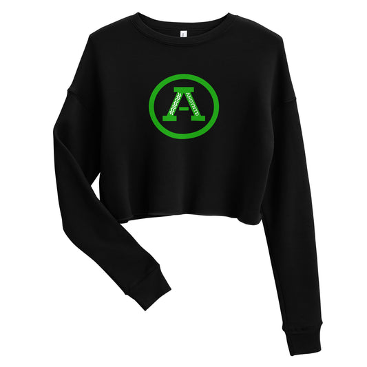 ANOYNTD Letterman (Gr) Crop Sweatshirt