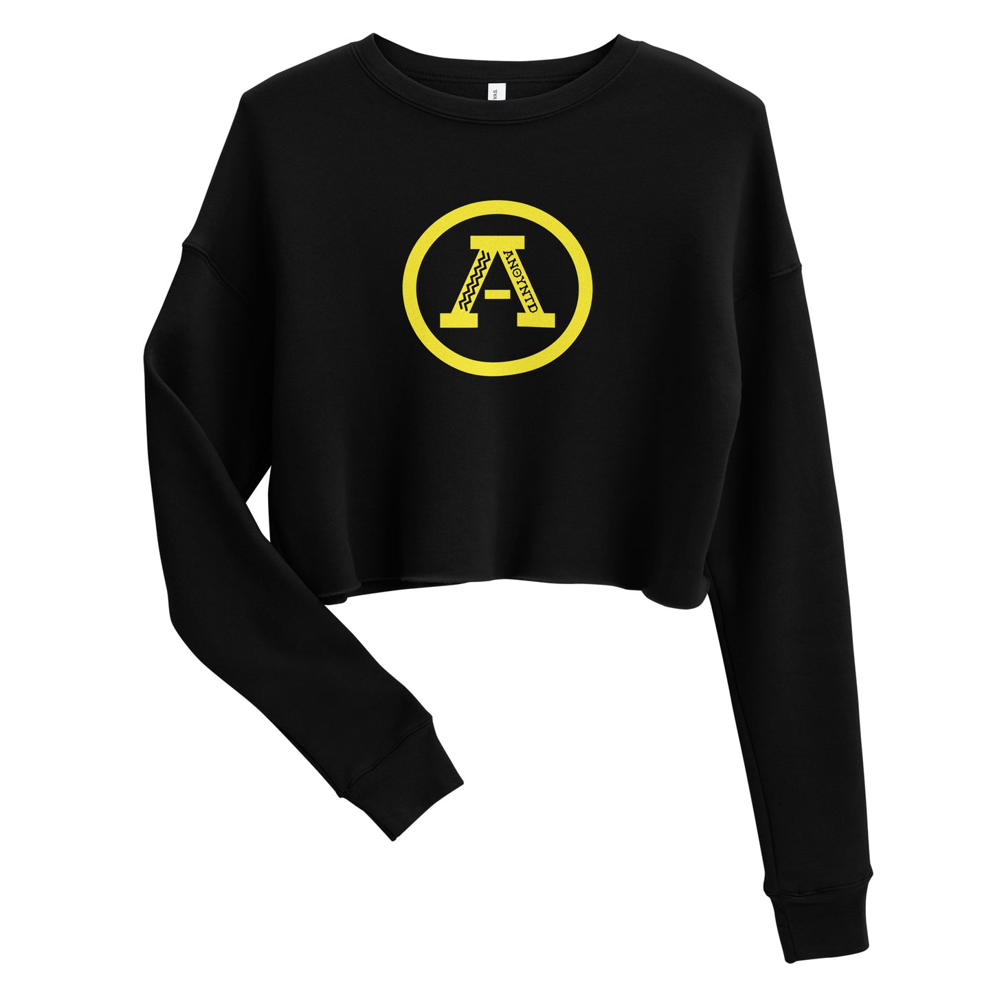 ANOYNTD Letterman (Y) Crop Sweatshirt