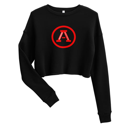 ANOYNTD Letterman (R) Crop Sweatshirt