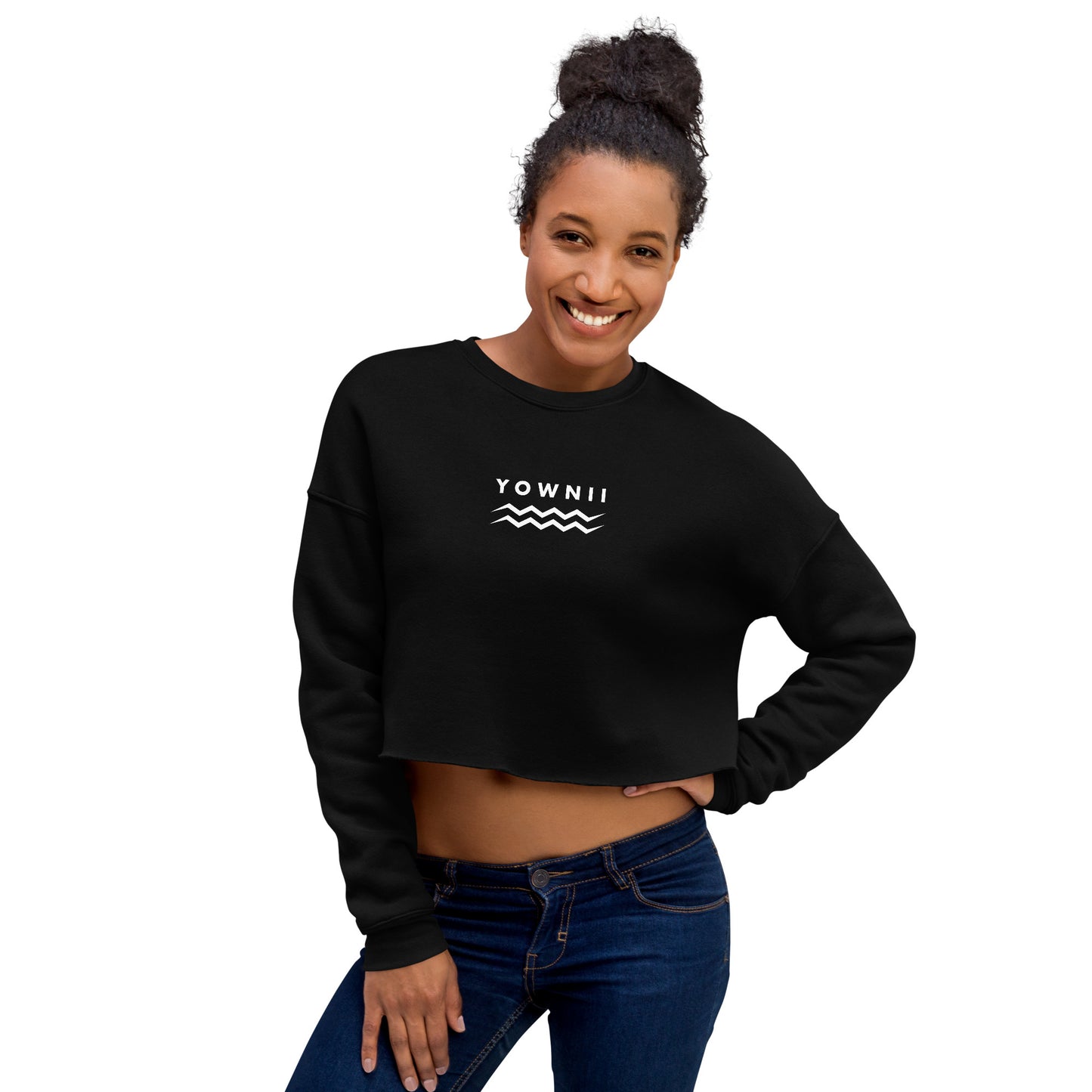 YOWNII Crop Sweatshirt