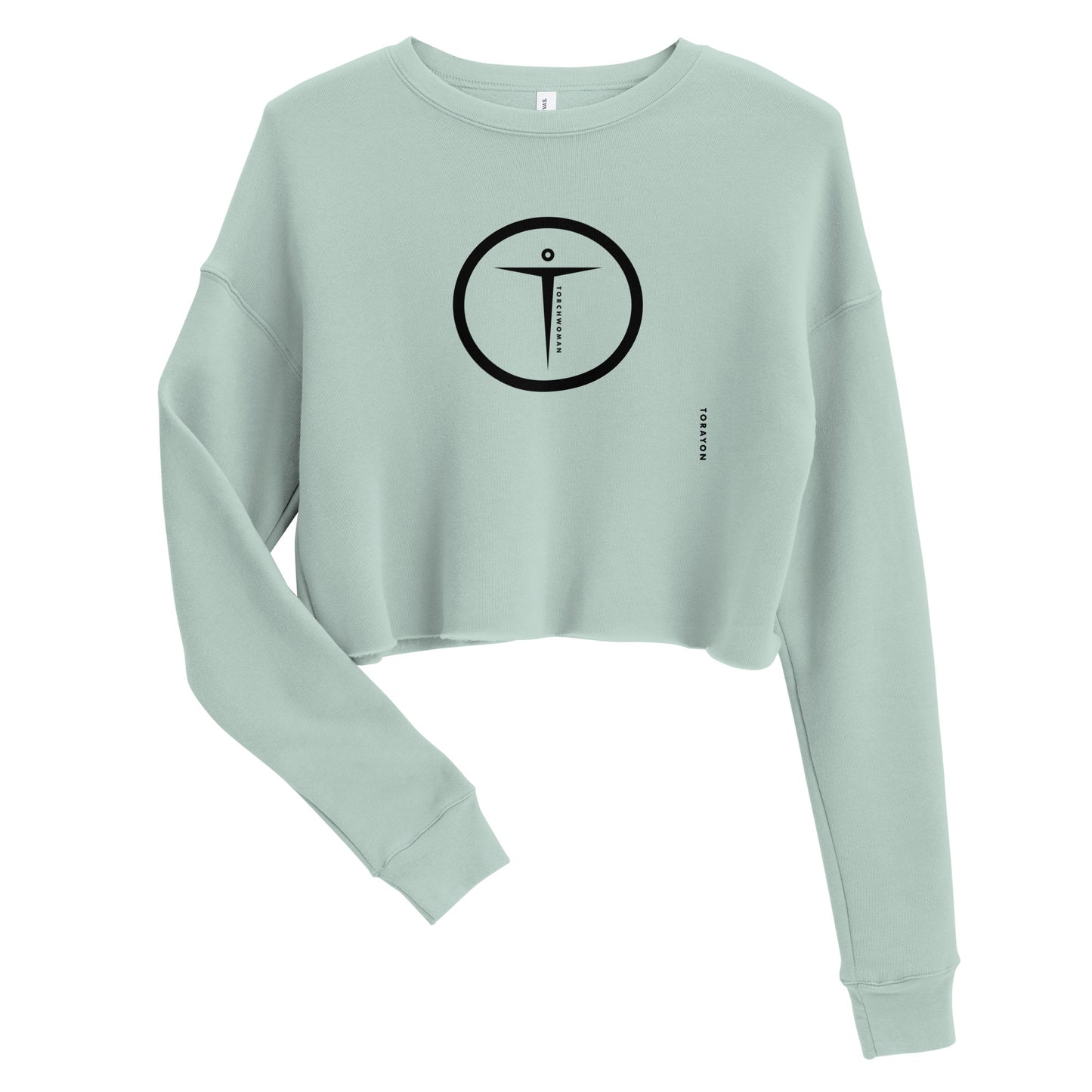 TORAYON Halo (Blk) Crop Sweatshirt