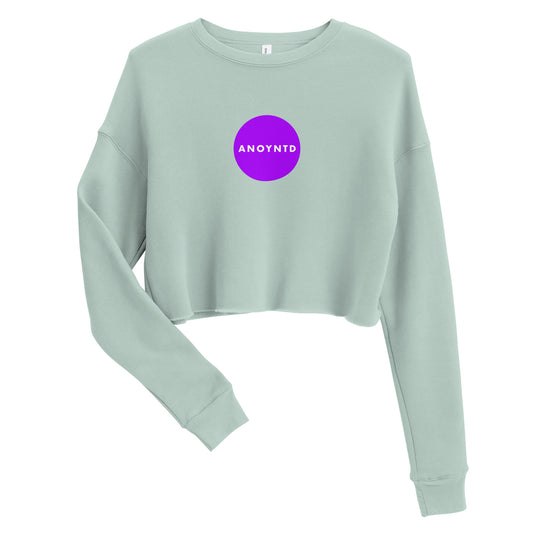 ANOYNTD Sun Series (Pur) Crop Sweatshirt