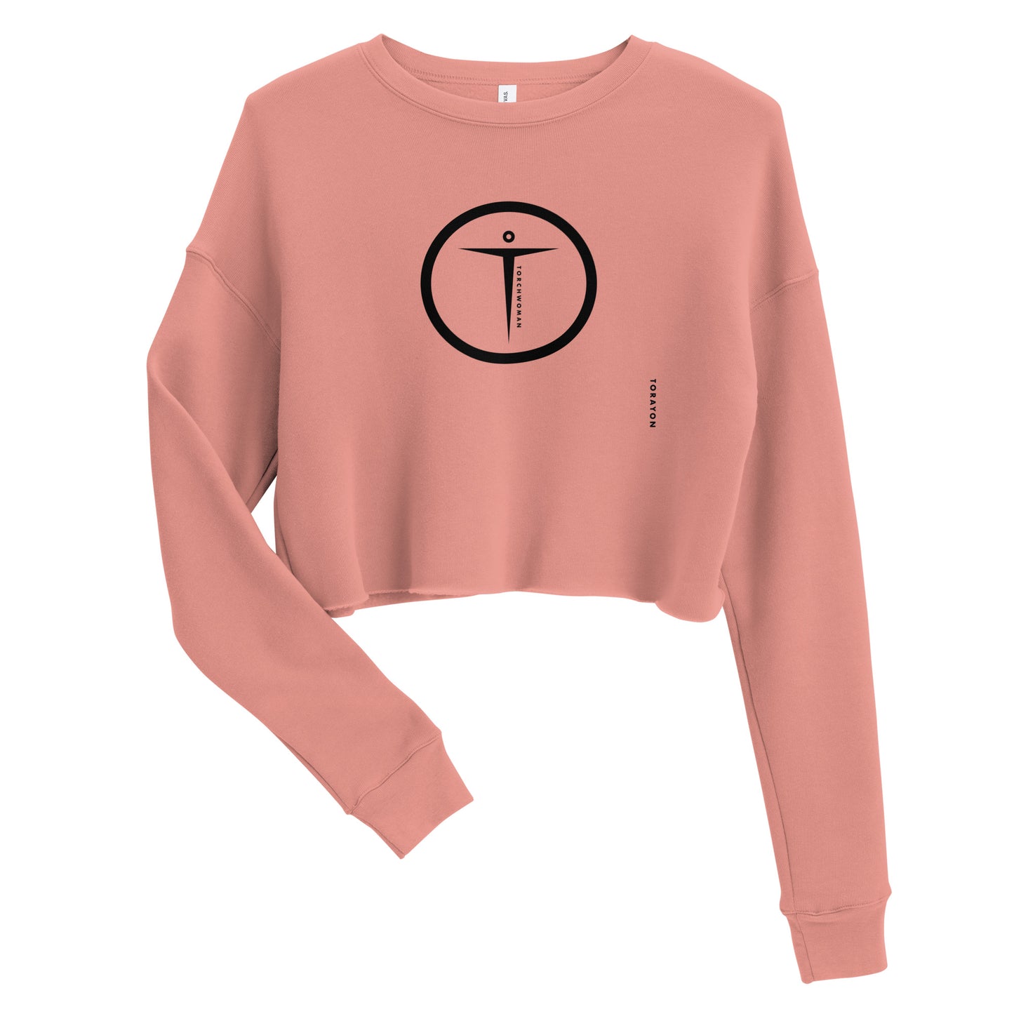 TORAYON Halo (Blk) Crop Sweatshirt