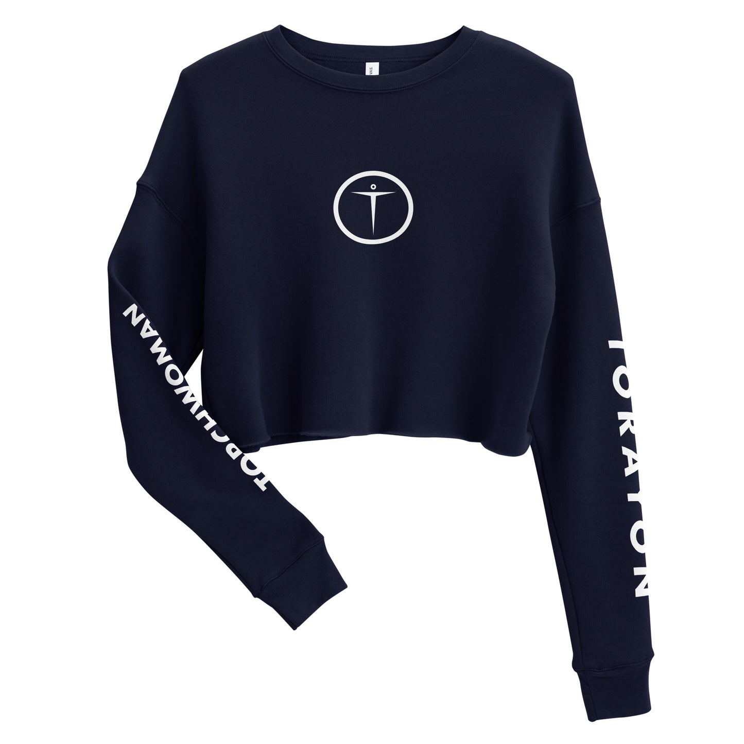 TORAYON [FACEOFLIBERTYBLANK] Crop Sweatshirt