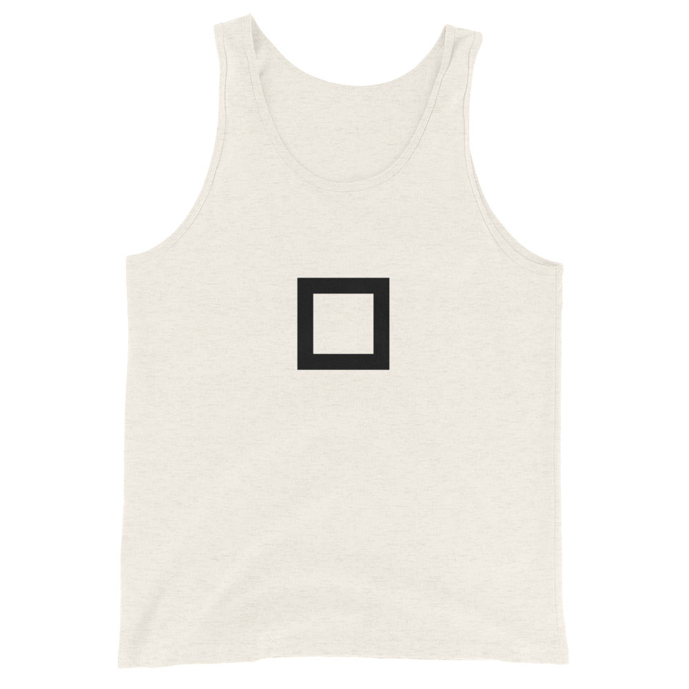 Square (Blk) Tank Top